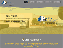 Tablet Screenshot of passamensagem.com